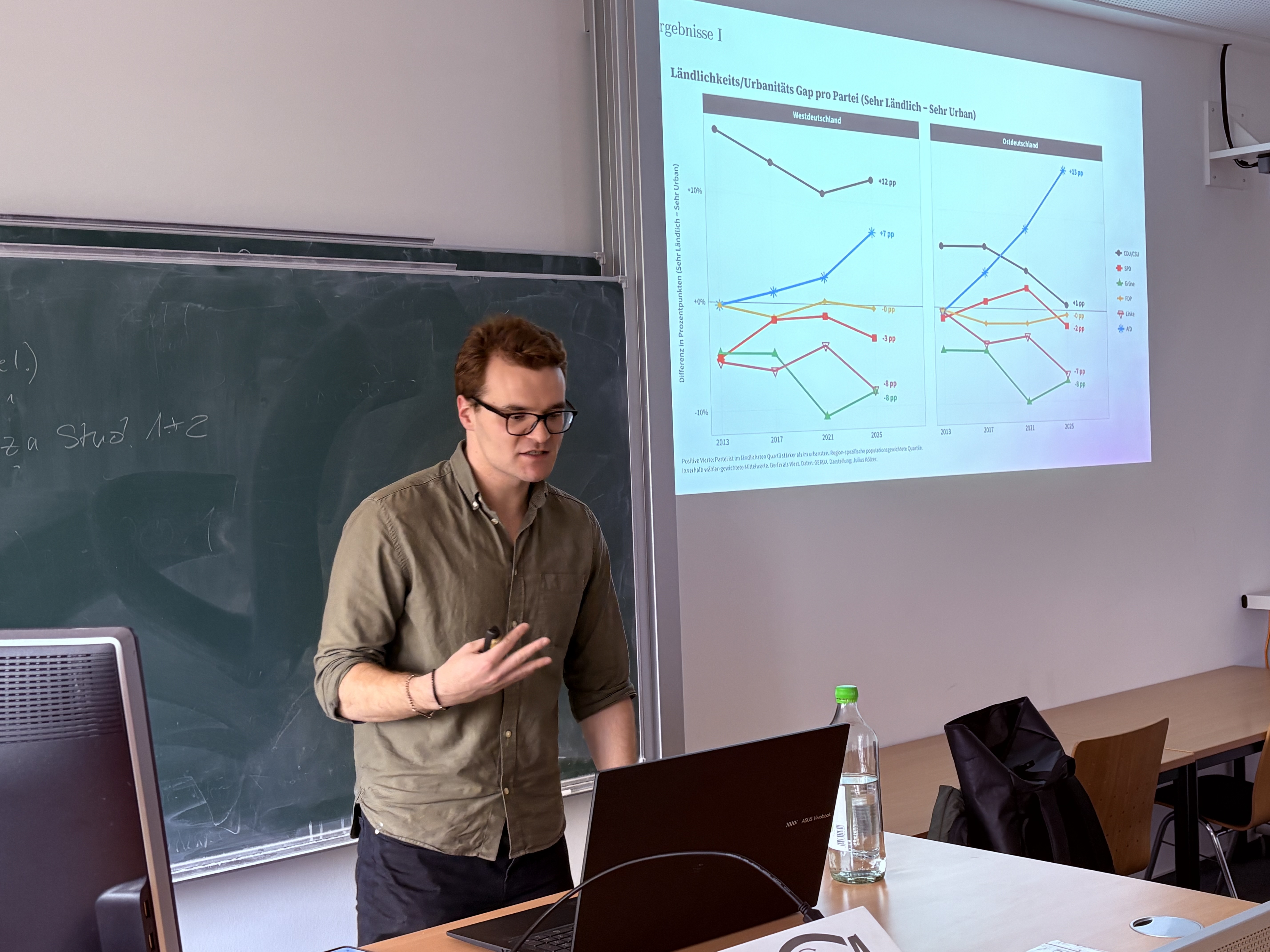 Julius Kölzer beim Vortrag